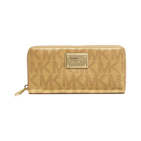 michael kors black and rose gold wallet|Michael Kors continental wallet outlet.